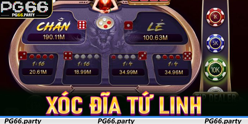 Xóc đĩa Tứ Linh – Cuộc Chơi May Rủi Hay Nghệ Thuật Quan Sát Trên PG66